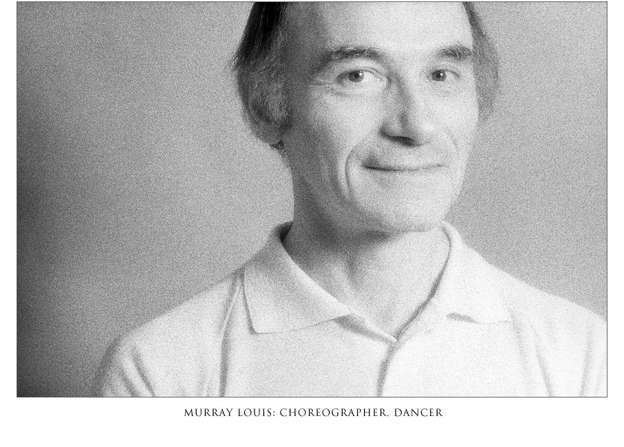 Photo portrait of Murray Louis, choreographer and dancer.
