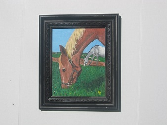 Two Horses in Field #24 $260
