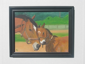 Mare and Colt (Diamond and Crescent) #25 $300
