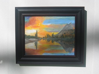 An American Park Sunset #6 $160
