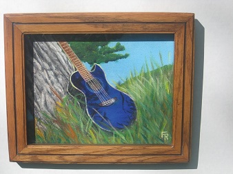 Guitar - Tree Background #0054