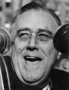 Photograph of FDR in 1940