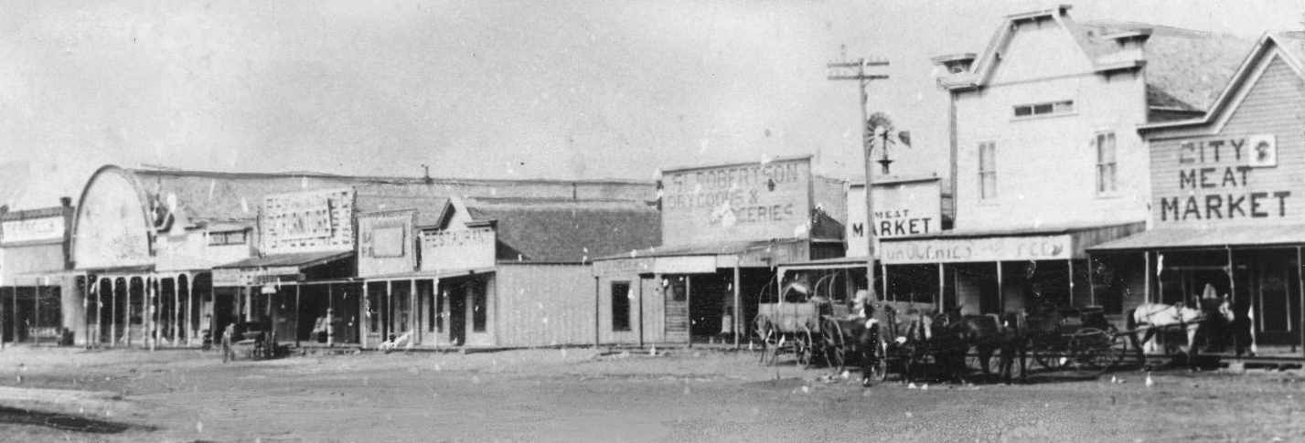 1905 Haskell County Street Scene
