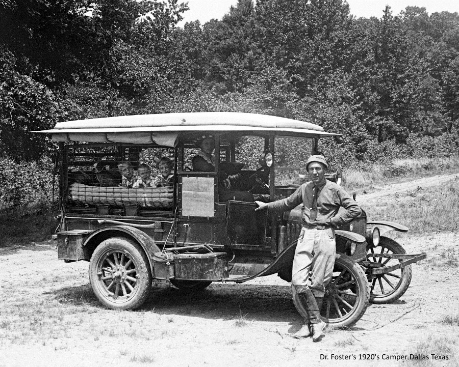 Car Camper in 1920
