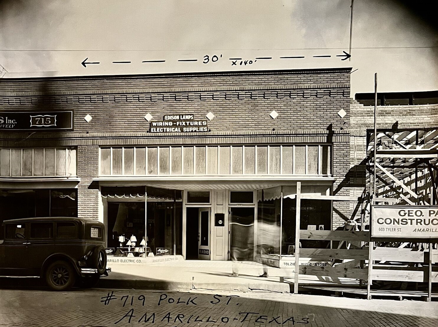 719 Polk Street Amarillo in 1925