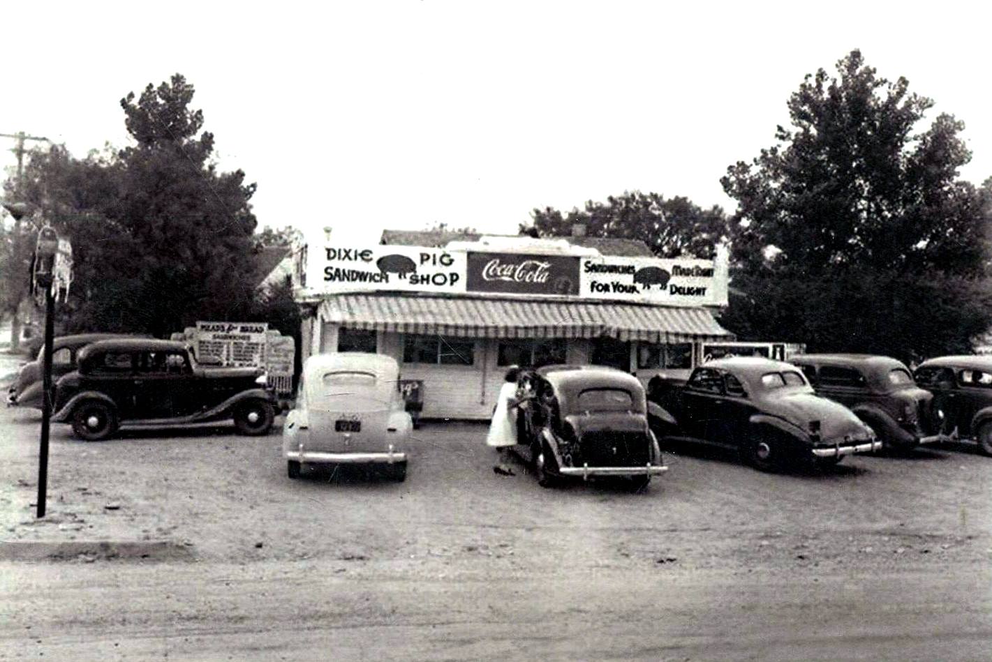 Abilene BBQ Drive Up Cafe 1940s