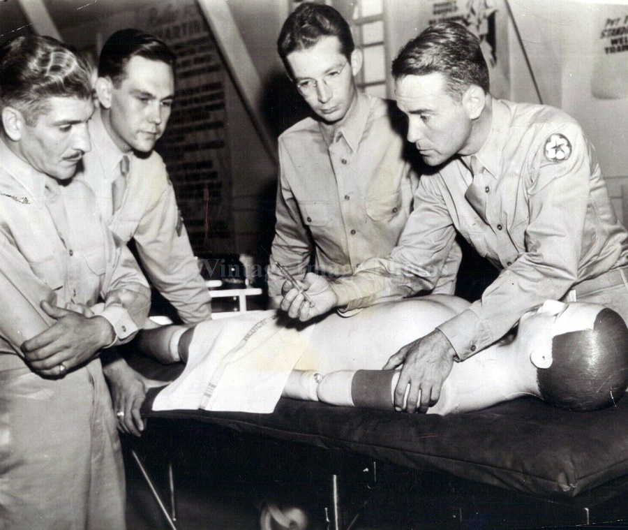 Actor Lew Ayres at Duty Hospital in Abilene in 1941
