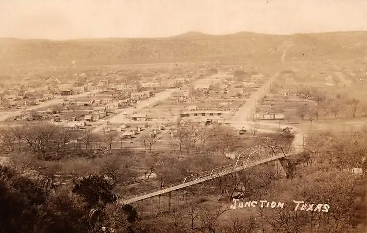 Aerial View of Junction in 1920s