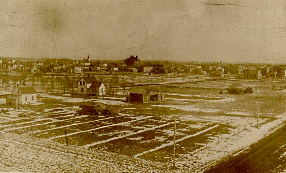 Aerial View of Westbrook Texas on December 29 1915