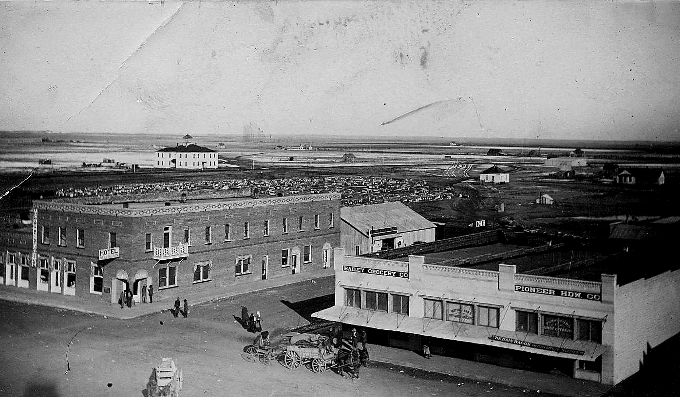 Aerial View of Wellington in 1900