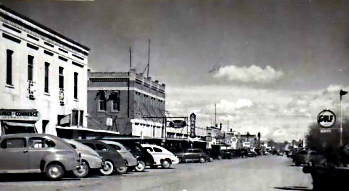 Downtown Alpine in 1940s