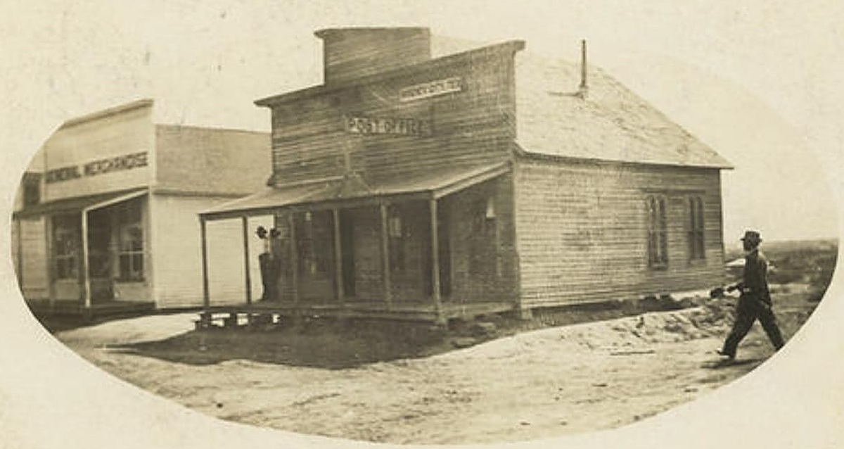 Archer City's First Post Office 1892