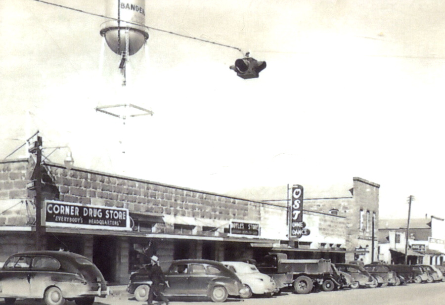 Bandera Street Scene in 1940s