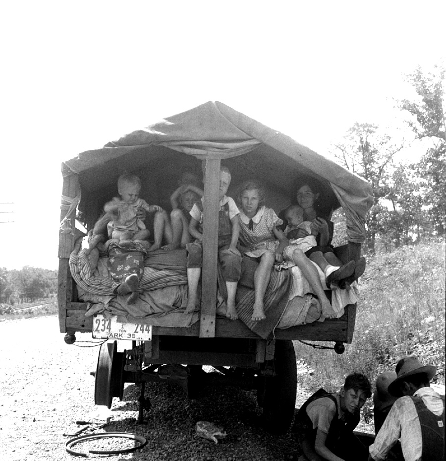 Bound for Lubbock Texas  in 1938