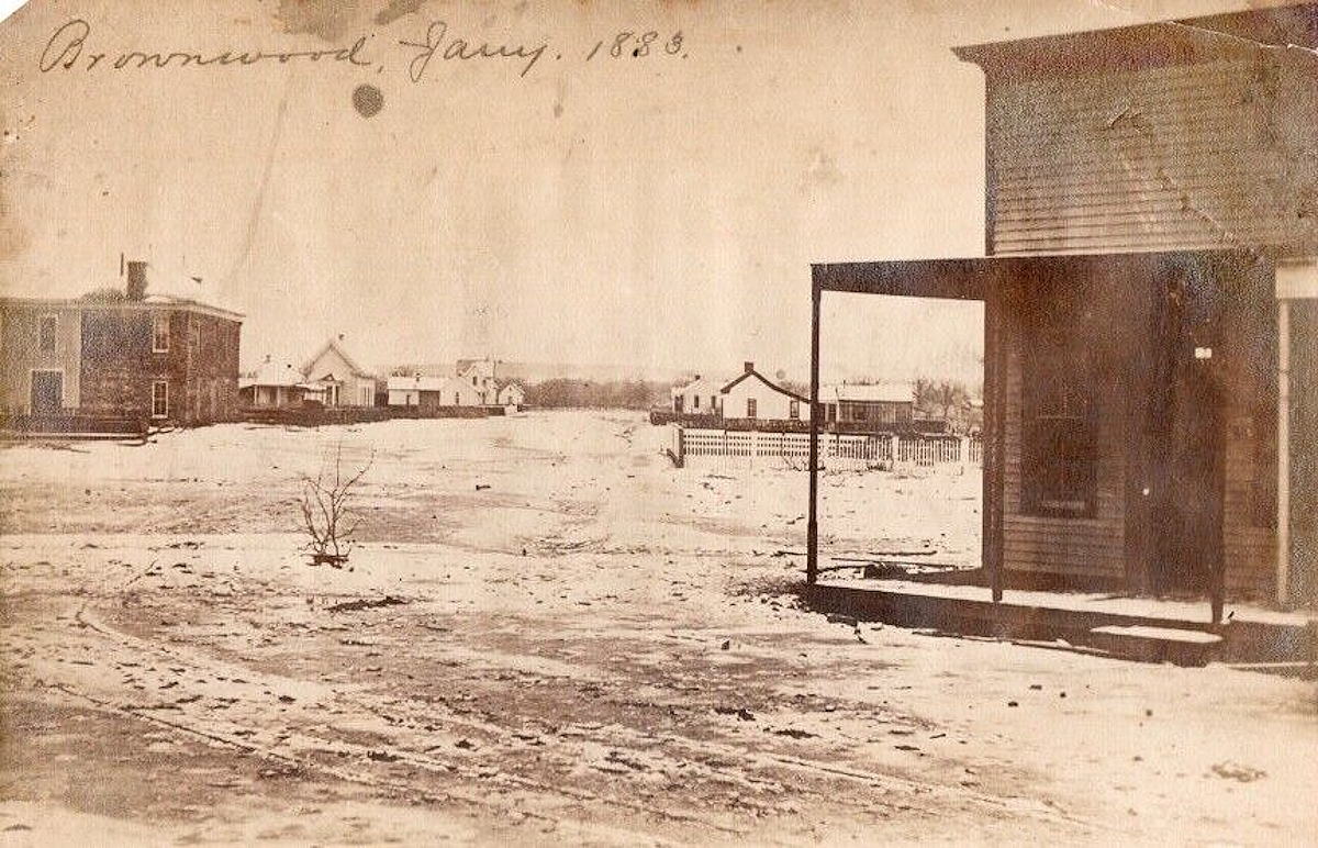 Brownwood Texas in 1883