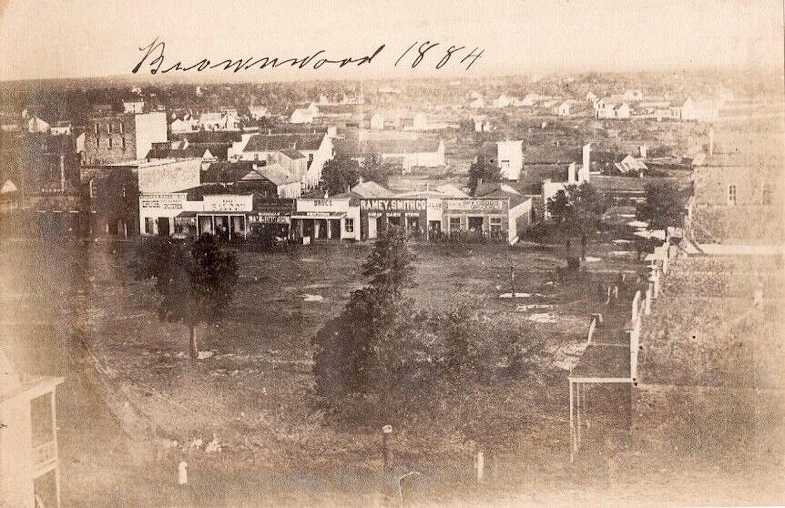Brownwood Texas in 1884