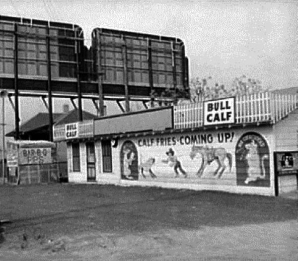 Bull Calf Cafe in Fort Worth in 1942