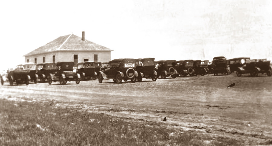 Carr's Chapel in 1914 Floyd County Texas