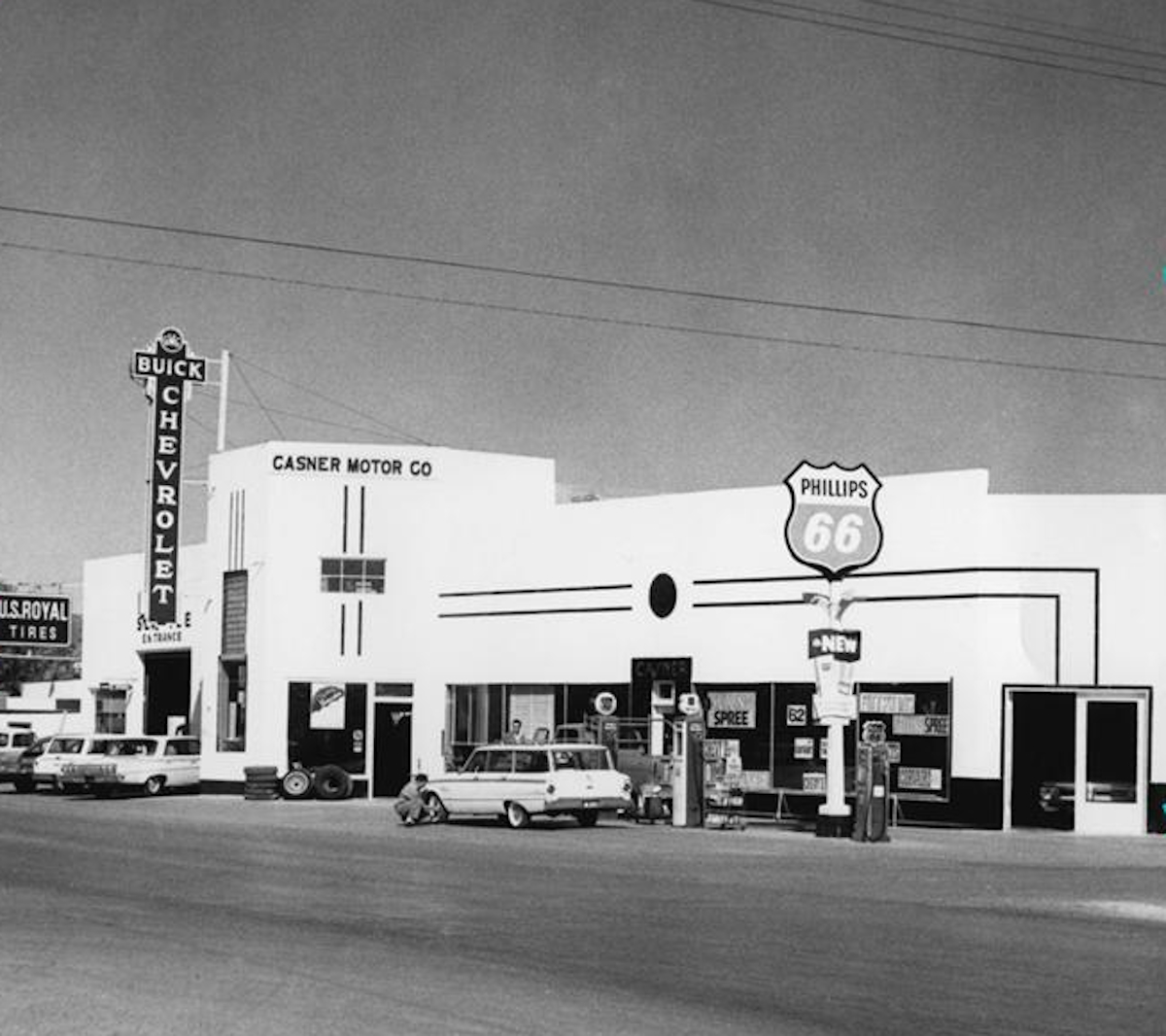 Casner Chevrolet in Alpine in 1960