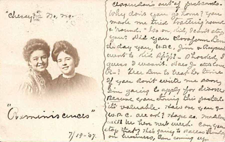 Clarendon Post Card in 1907