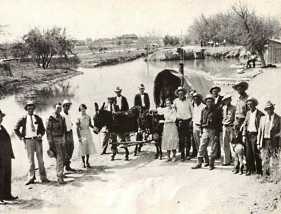 Comanche Springs in Fort Stockton in 1929