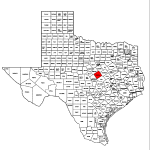 Coryell County Map