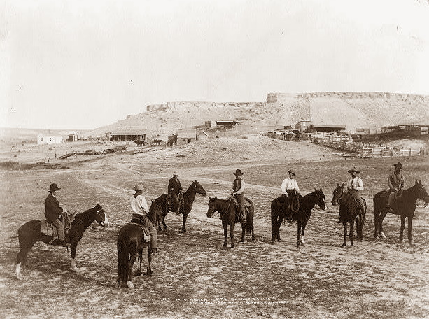 Cowboys in Blanco Canyon, Floyd County Texas in 1904