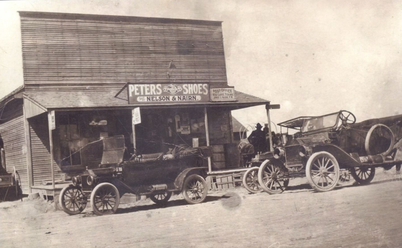 Downtown Big Lake Texas in 1920s