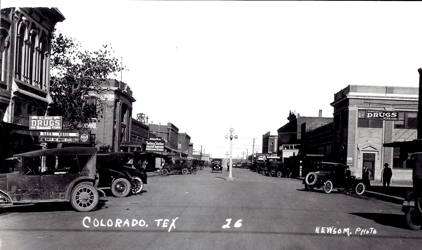 Downtown Colorado City in 1920s
