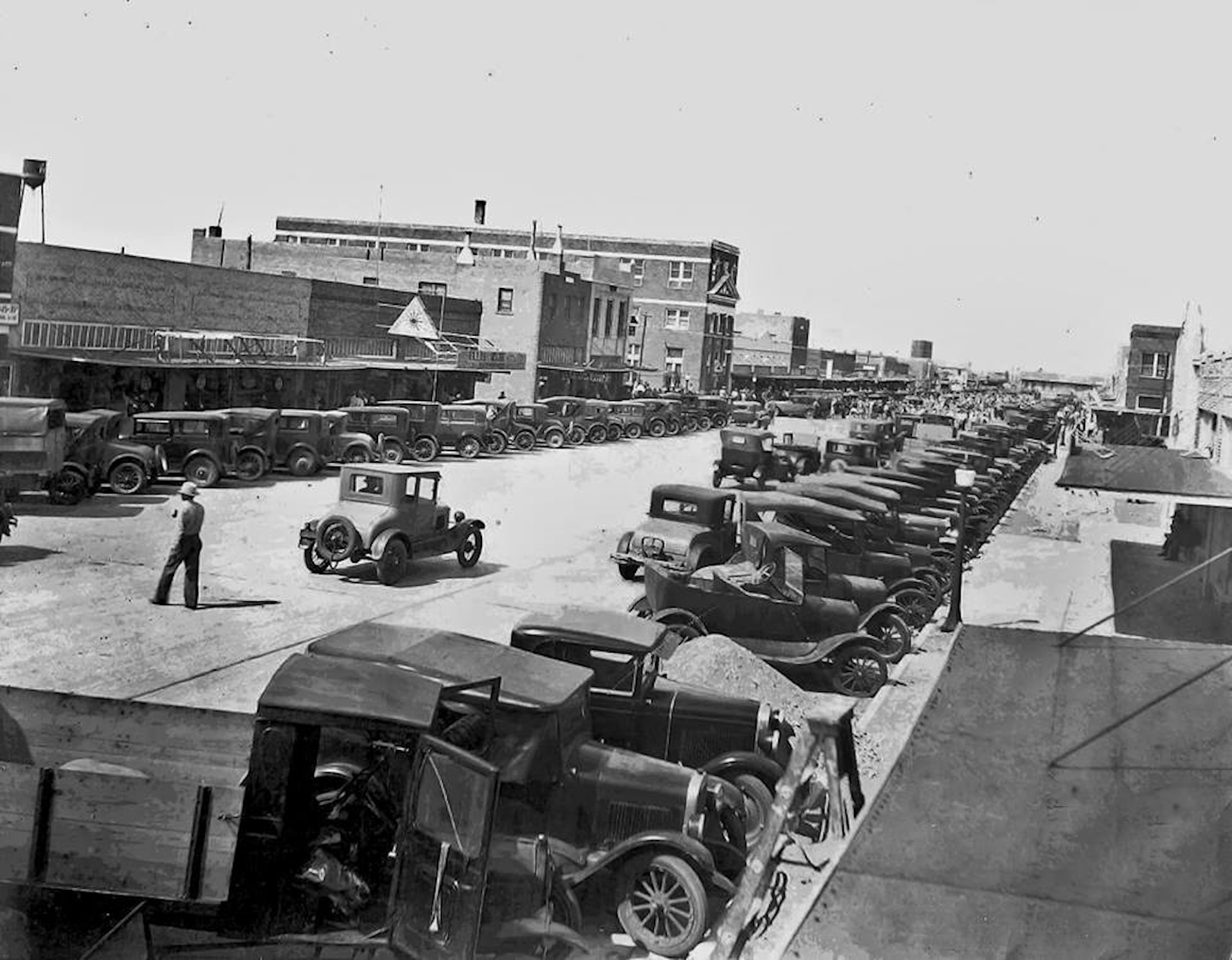 Downtown Littlefield in 1920s