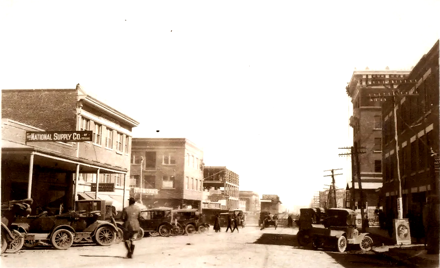Downtown Ranger Texas in 1900s