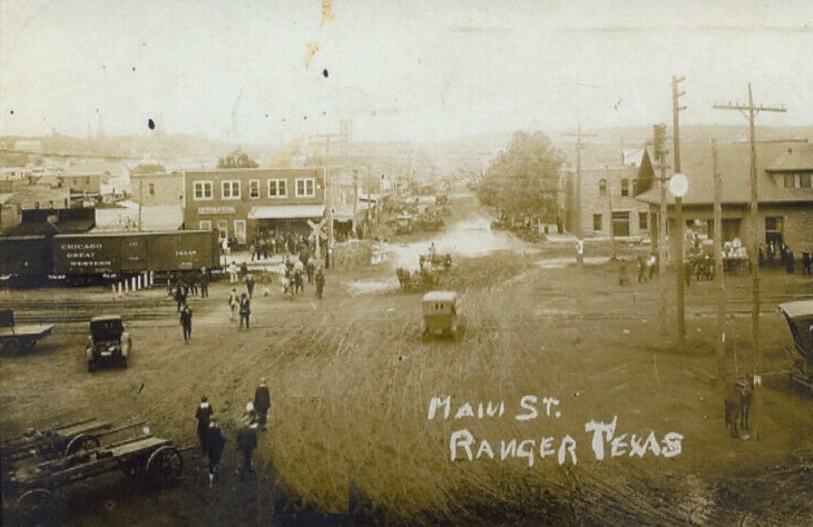 Downtown Ranger Tx Early 1900's