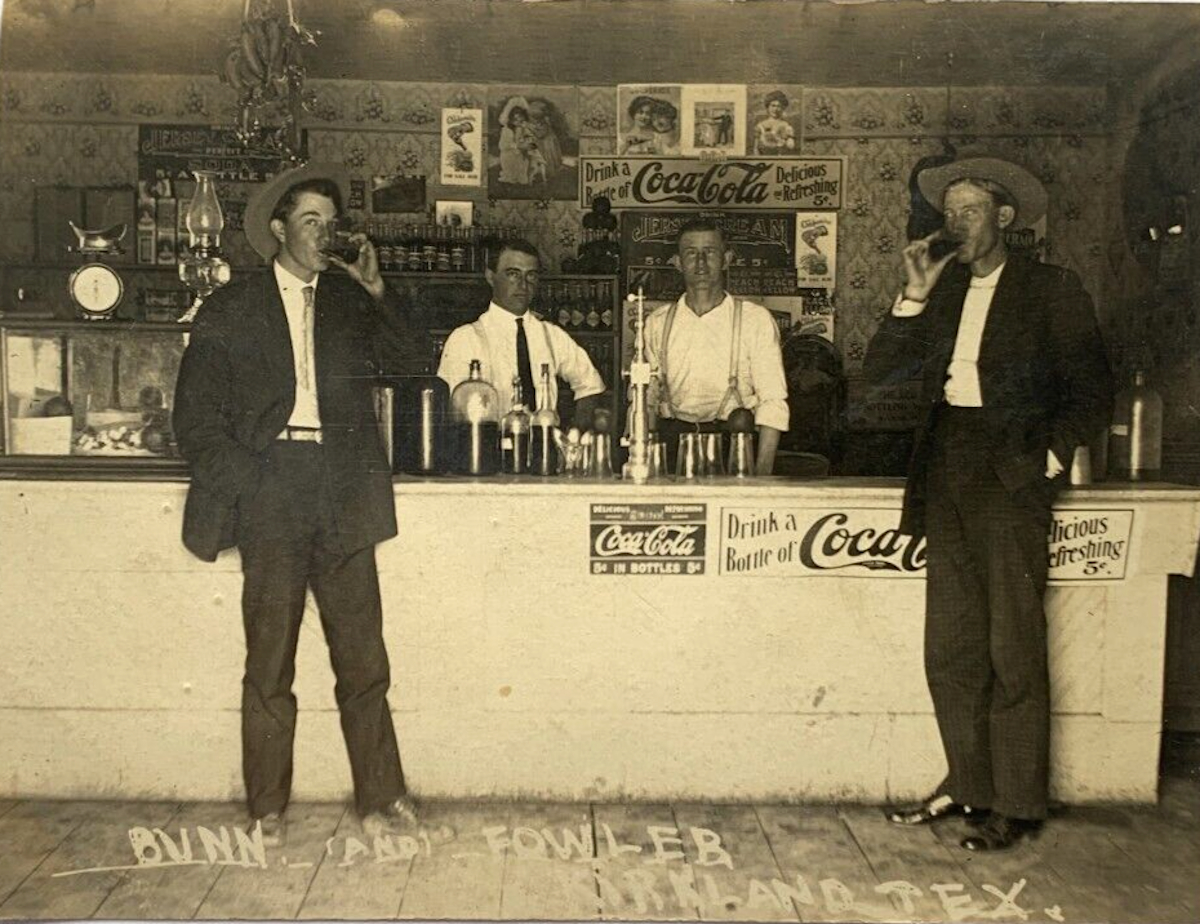 Drug Store in Kirkland Texas in 1908