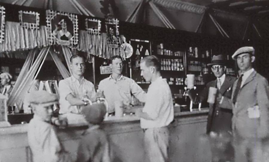 Drugstore in Turkey Texas in 1928