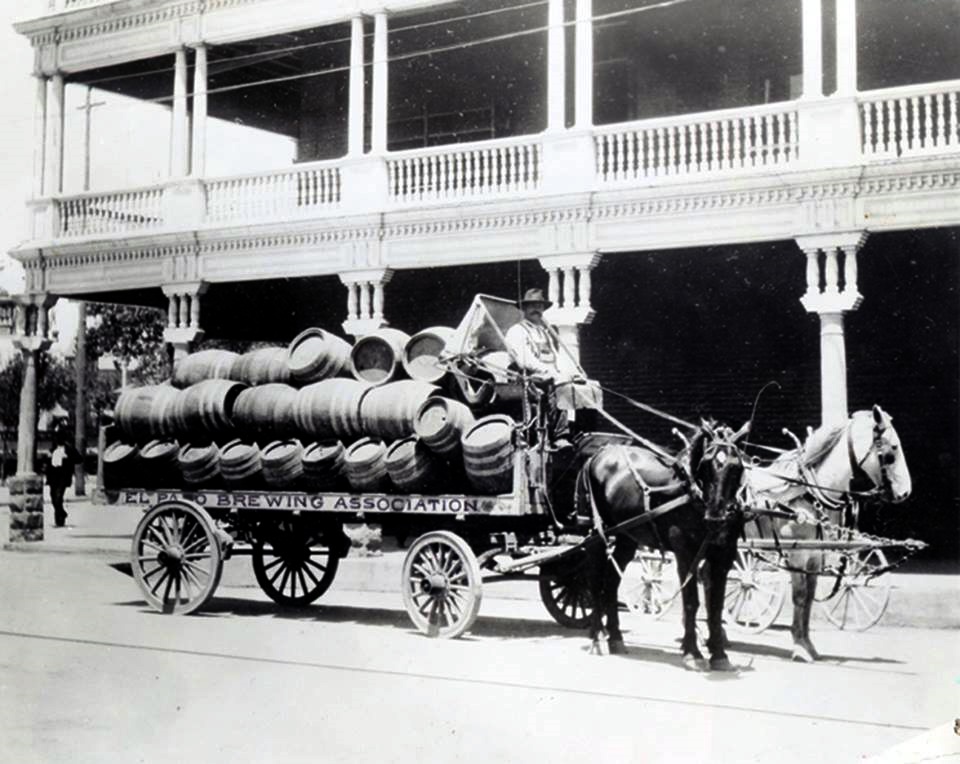 El Paso Brewing Association  Freight Wagon 1910