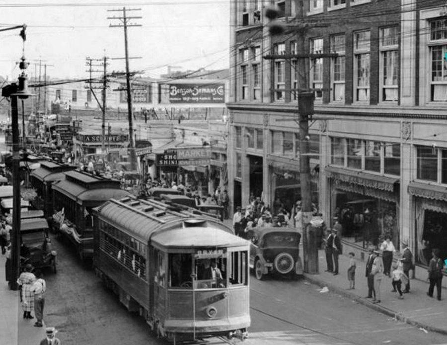 Ervay Street, Dallas Texas 1920s