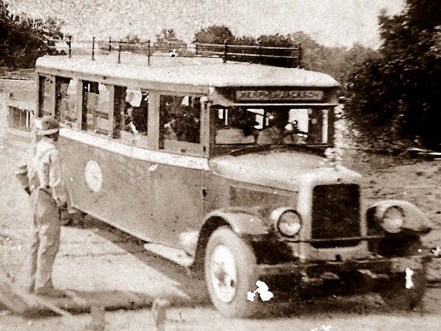 Fort Stockton Bus 1920s