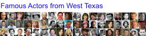 Famous Actors from West Texas