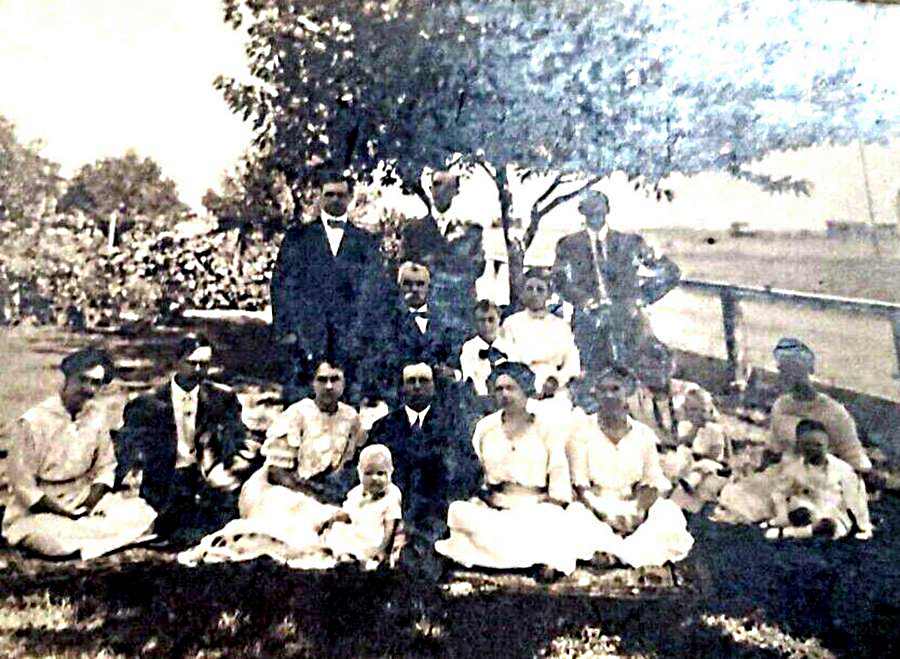 Farm Family Near Plainview Texas in 1930s