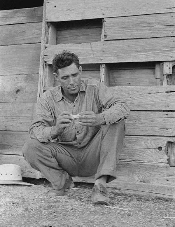 Farmer in Goodlett Tractored Out in 1937