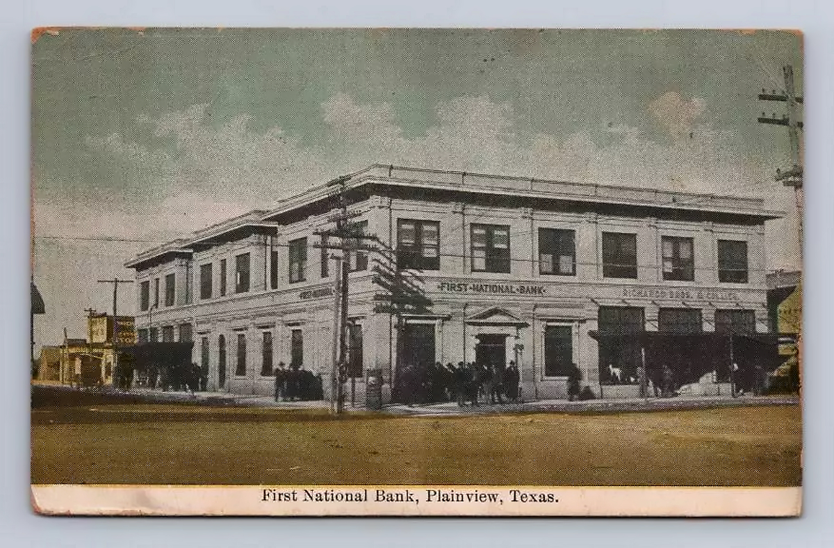First National Bank in Plainview in 1910