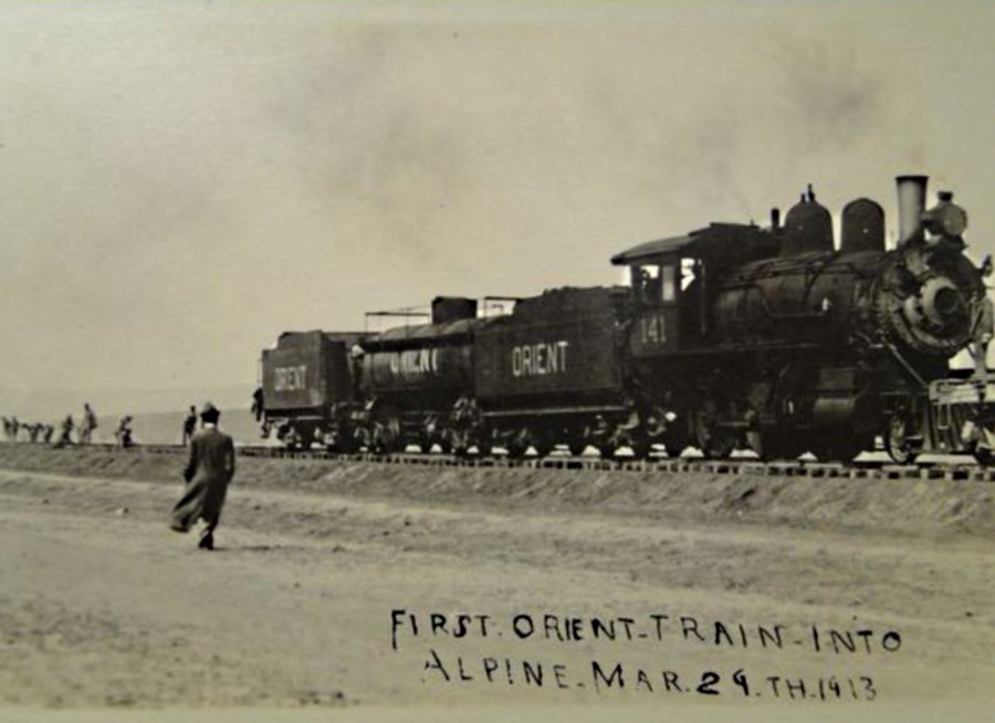 First Orient Train into Alpine