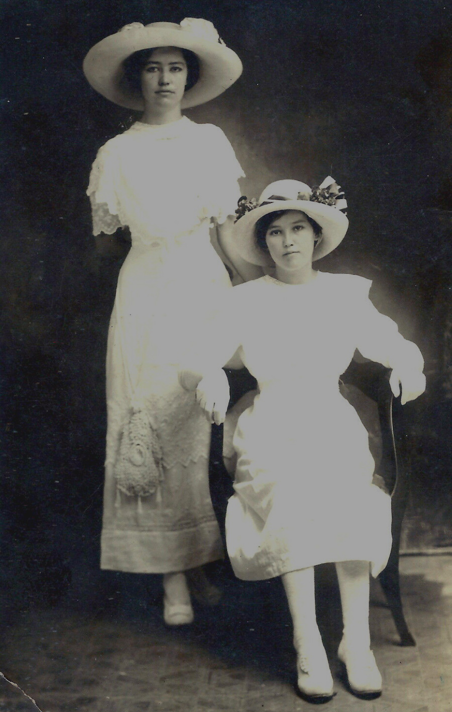 Girls Photo Spur Texas 1930s