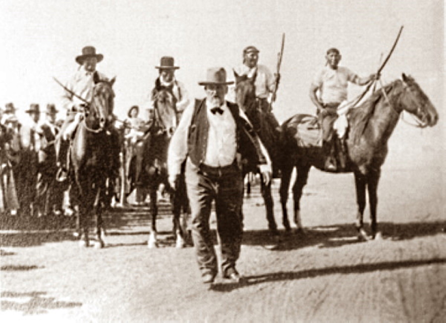 Buffalo Hunt on Goodnight Ranch in 1916