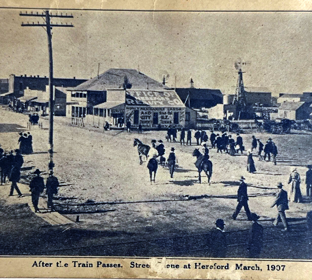 Hereford Texas in 1907