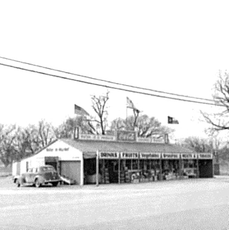 Highway 80 Roadside Stand between Dallas and Fort Worth 1942