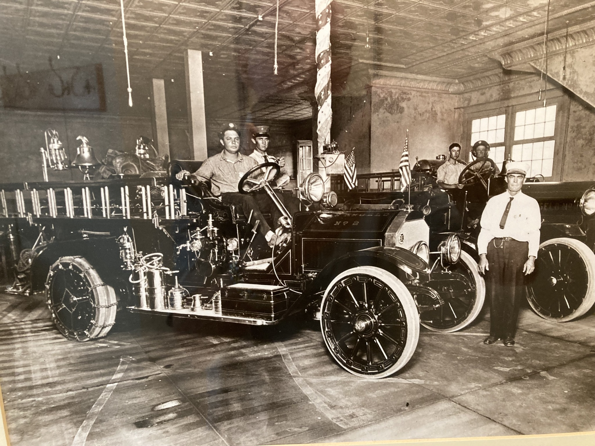 Inside the San Angelo Fire Station in 1930