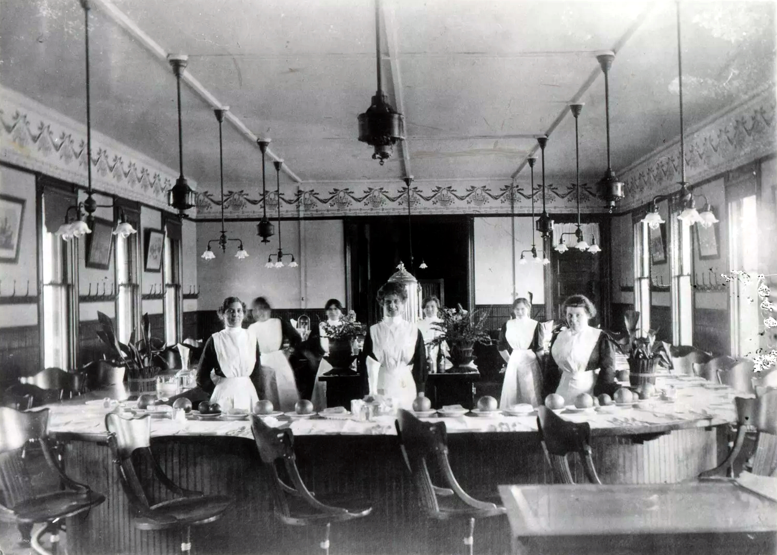 Interior of the Harvey House Restaurant 