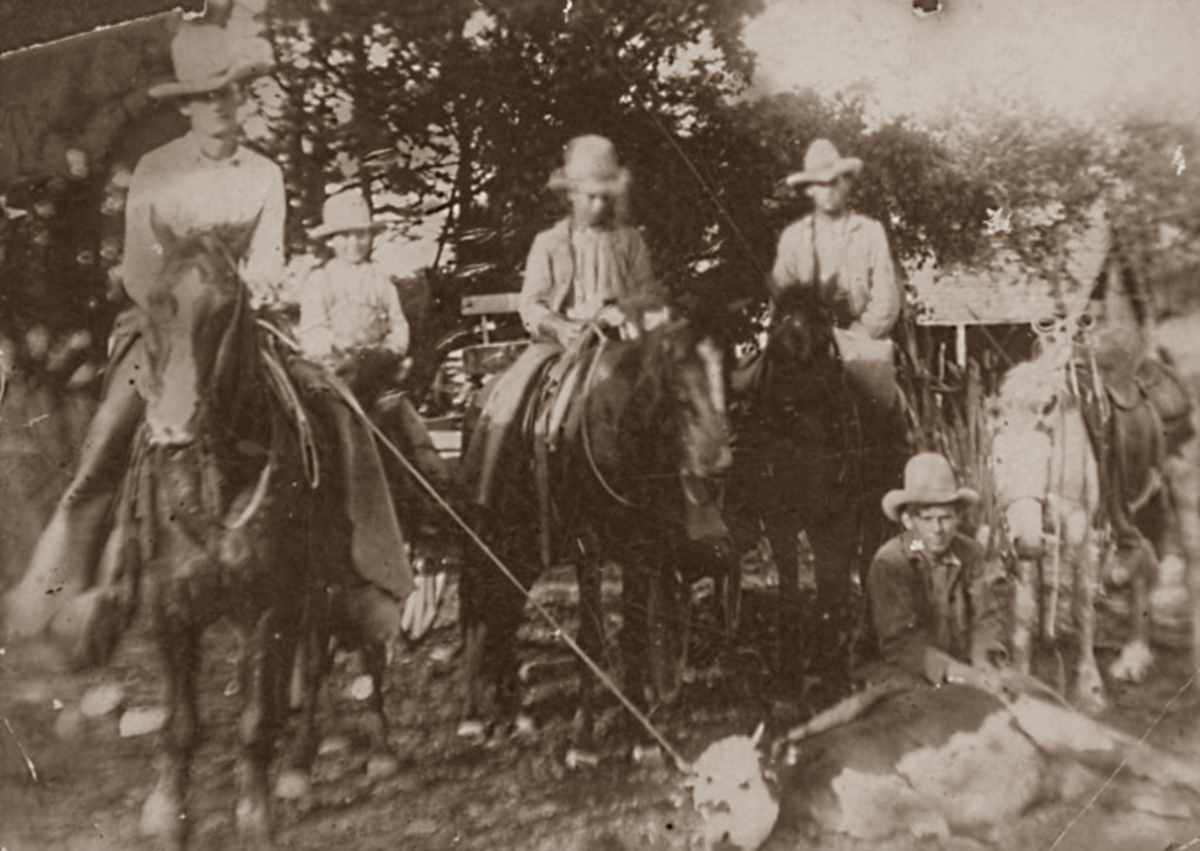 JA Ranch Cowboys in 1915