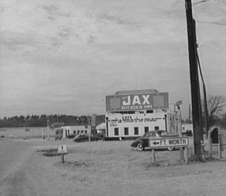 Jax Cafe on Hwy 80 Outside Fort Worth